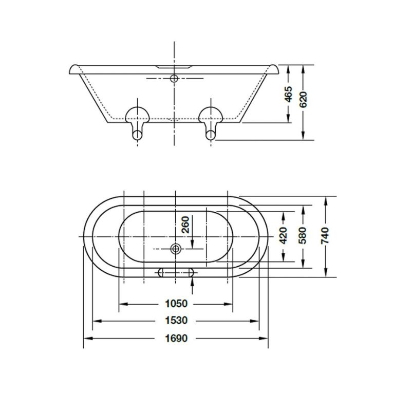 Kích thước bồn tắm Victoria 1690 Hafele 588.55.650 Kích thước bồn tắm Victoria 1690 Hafele 588.55.650
