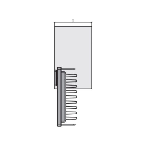 Kích thước giá treo cà vạt 250mm Imundex 7 909 101