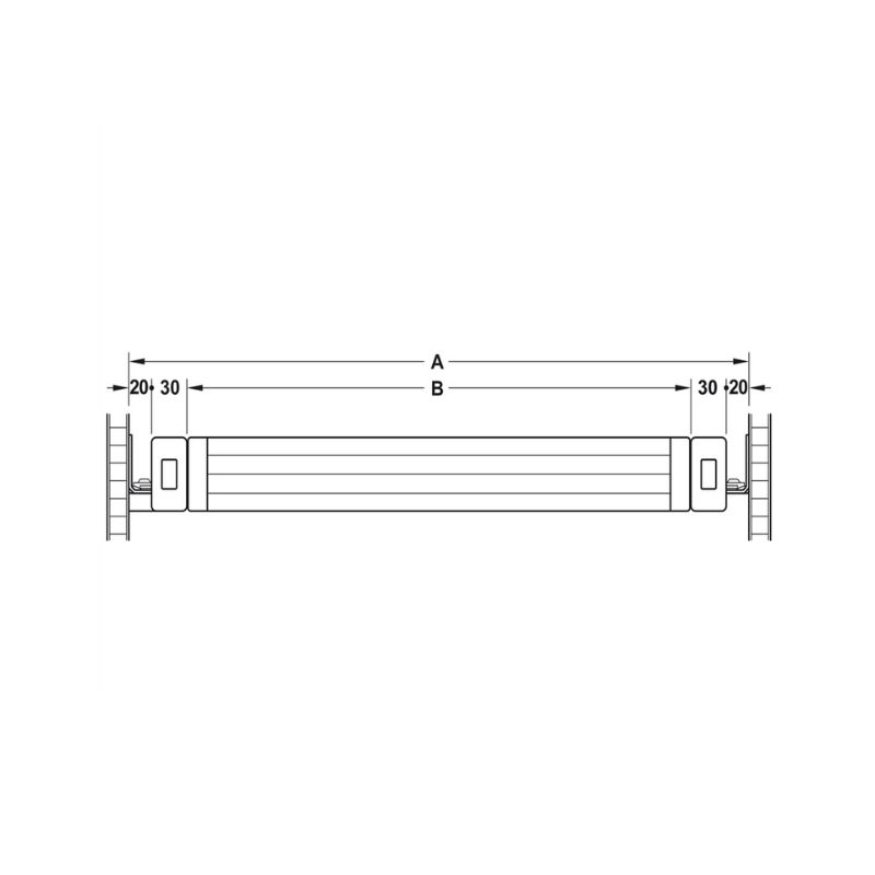 Thiết kế của khung rổ kéo 690 - 830mm tủ quần áo Hafele 805.85.763 Thiết kế của khung rổ kéo 690 - 830mm tủ quần áo Hafele 805.85.763