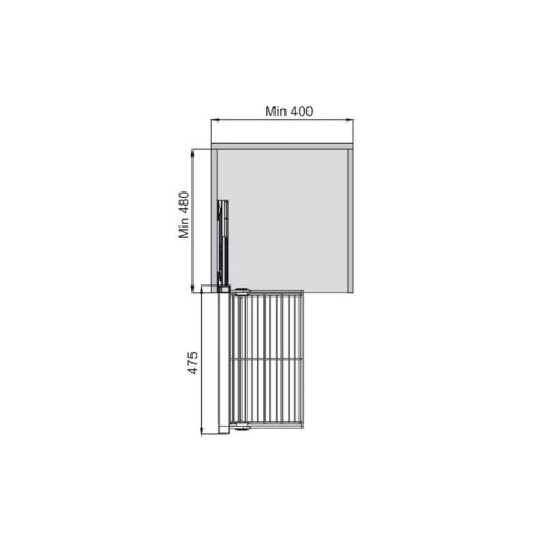 Rổ kéo đa năng Hafele 807.95.880 4 Thiết kế của rổ kéo đa năng Hafele 807.95.880