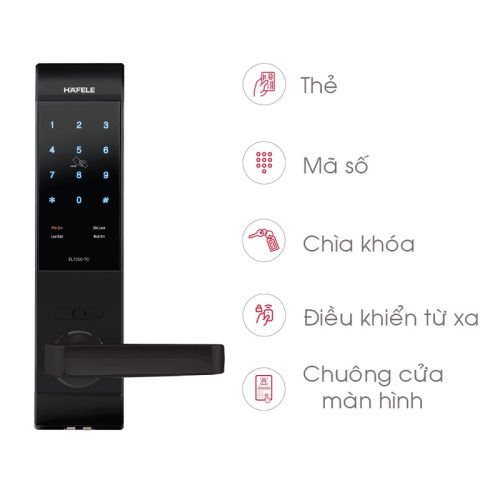 Khóa thẻ từ Hafele EL7500-TC 912.20.552 3 Tính năng Khóa thẻ từ Hafele EL7500-TC 912.20.552