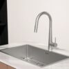 Vòi rửa bát nóng lạnh Hafele HT24-SH1P417-BR 570.85.041 có dây rút 1 Ảnh vòi rửa bát nóng lạnh Hafele HT24-SH1P417-BR 570.85.041 có dây rút