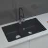 Chậu rửa bát đá 2 hố Hafele GRANSTONE HS19-GEN2S90