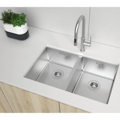 Chậu rửa bát inox 2 hố Hafele 567.24.427