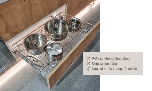 549.08.023 chịu tải tới 35kg phù hợp nhu cầu sử dụng thường xuyên