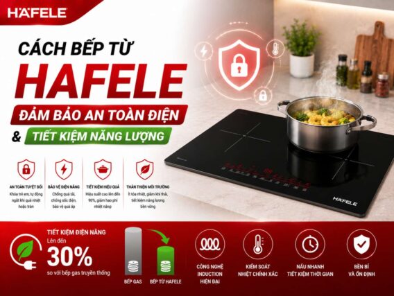 Cach bep tu Hafele dam bao an toan dien amp tiet kiem nang luong