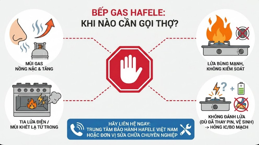 Khi nào cần gọi thợ