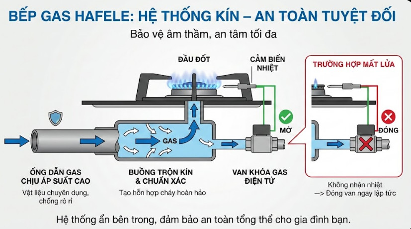 Ống dẫn gas & buồng đốt