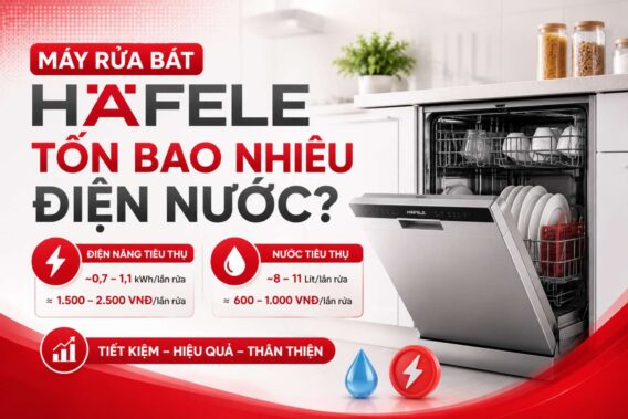 May Rua Bat Hafele Ton Bao Nhieu Dien Nuoc