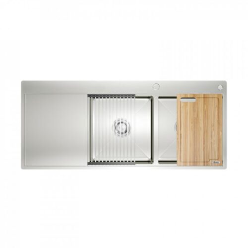 Chậu rửa bát Konox Workstation Sink – Topmount Sink KN11650TD – Bàn trái