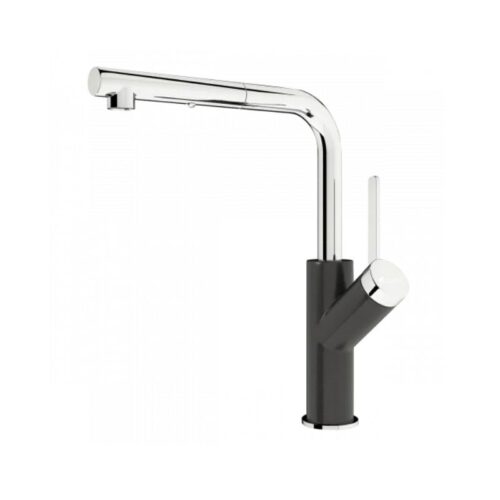 Vòi rửa bát dây rút Konox Artan Black