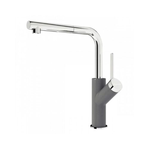 Vòi rửa bát dây rút Konox Artan Grey