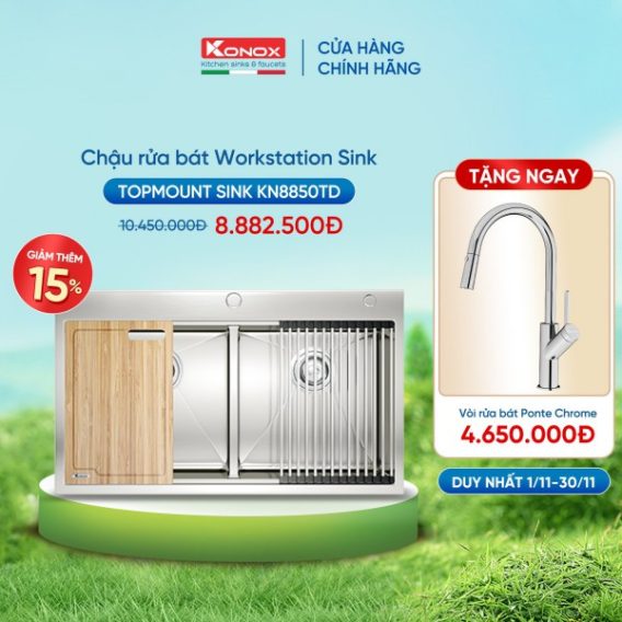 “THÁNG GẮN KẾT - KLUGER SALE HẾT MÌNH”- Bùng nổ siêu ưu đãi tháng 11 11 KN8850TD