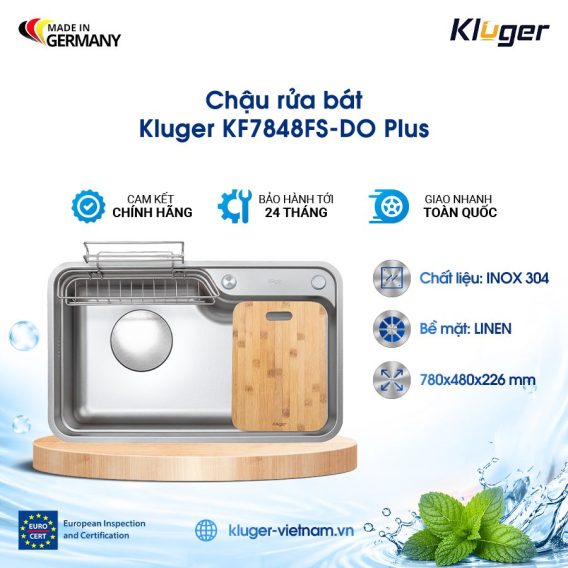 Chậu rửa bát Kluger KF7848FS-DO Plus