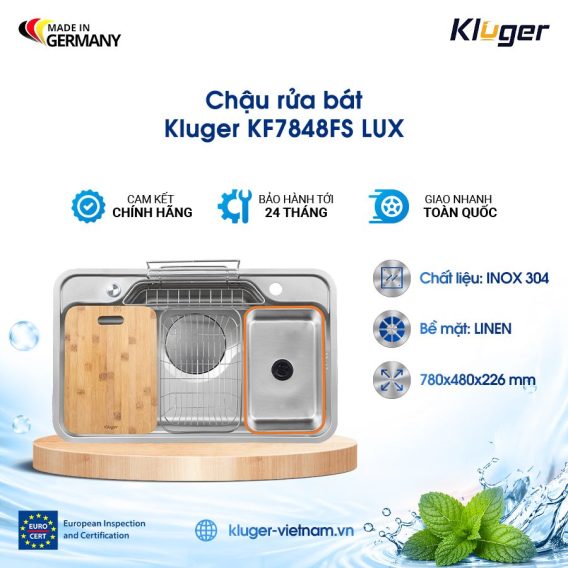Chậu rửa bát Kluger KF7848FS LUX