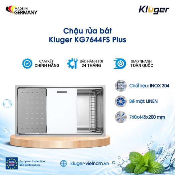 Chậu rửa bát Kluger KG7644FS Plus