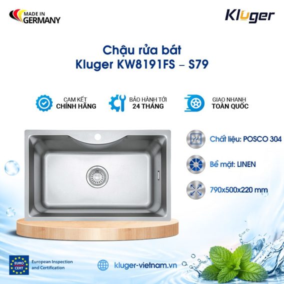 Chậu rửa bát Kluger KW8191FS – S79