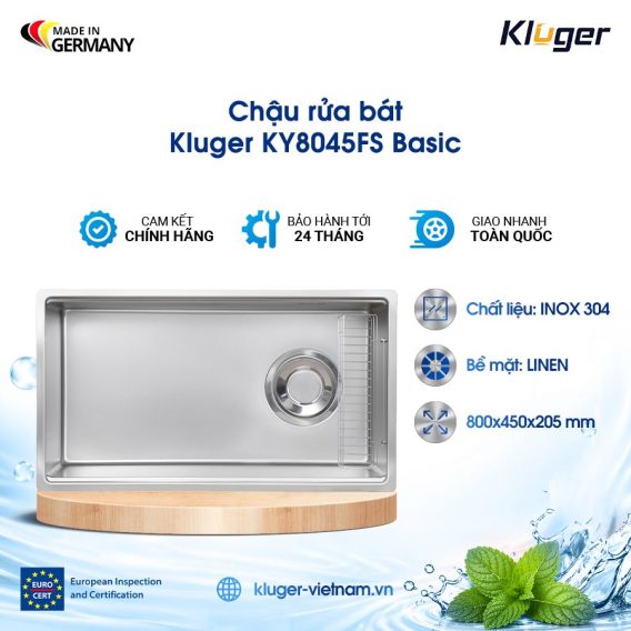Chậu rửa bát Kluger KY8045FS Basic
