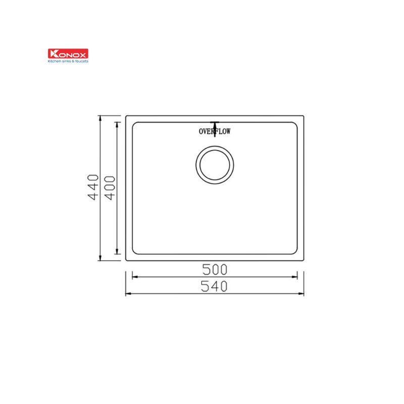 Chậu rửa bát chống xước Konox Workstation Sink – Undermount Sink KN5444SU Dekor (1) Chậu rửa bát chống xước Konox Workstation Sink – Undermount Sink KN5444SU Dekor (1)