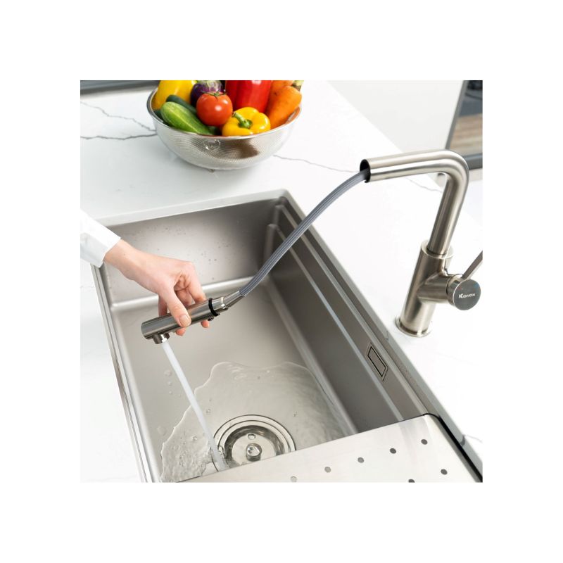 Chậu rửa bát chống xước Konox Workstation Sink – Undermount Sink KN7644SU Dekor (4) Chậu rửa bát chống xước Konox Workstation Sink – Undermount Sink KN7644SU Dekor (4)