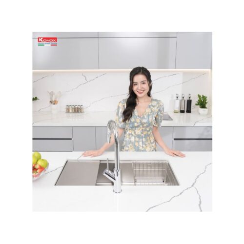 Chậu rửa bát chống xước Konox Workstation Sink – Undermount Sink KN8646DU Dekor 6 Chậu rửa bát chống xước Konox Workstation Sink – Undermount Sink KN8646DU Dekor (4)