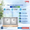 Chậu rửa bát Konox Undermount Sink Cube 8144DU 2 Cube 8144DU