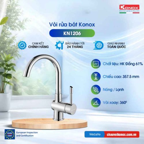 Vòi rửa bát Konox KN1206