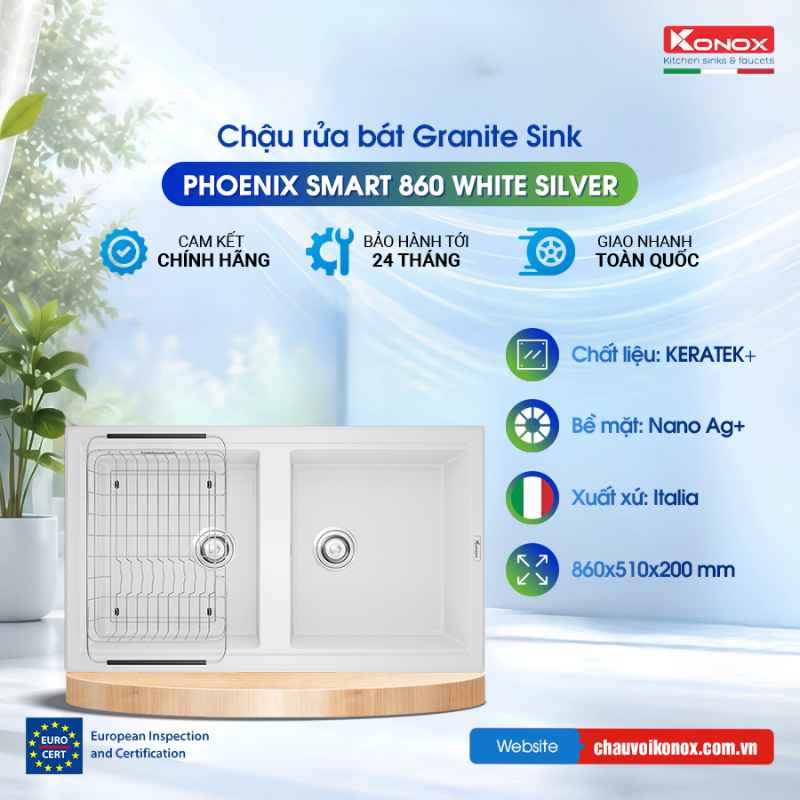 PHOENIX SMART 860 White Silver PHOENIX SMART 860 White Silver