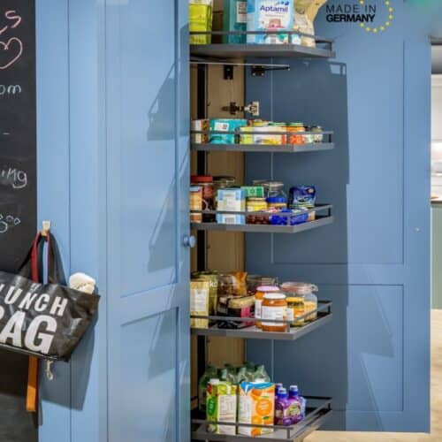 Ảnh thực tế kệ đựng thực phẩm 5 tầng Kesseböhmer Tandem Solo Hafele 549.77.494