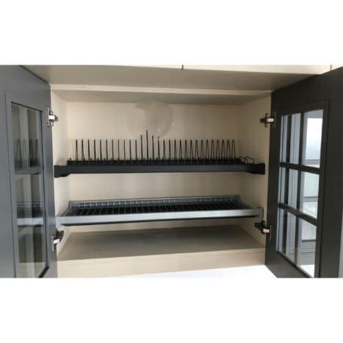 Phụ kiện tủ bếp khay hứng nước Hafele 544.01.387 đen 564X263mm 4 Ảnh thực tế phụ kiện tủ bếp khay hứng nước Hafele 544.01.387 đen 564X263mm