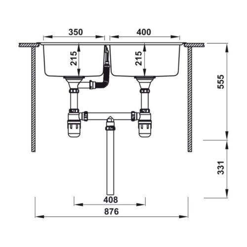 Chậu rửa bát Hafele HS-SD8650 567.20.546 7 thông số kỹ thuật của Chậu rửa chén bát Hafele HS-SD8650 567.20.546