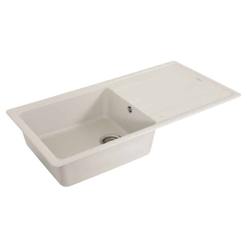 Góc phải chậu rửa bát đá 1 hố Hafele HS20-GED1S60 570.32.830 Chậu rửa bát đá 1 hố Hafele HS20-GED1S60 570.32.830