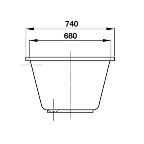 Bồn tắm âm tròn Hafele 588.55.680 5 Kích thước bồn tắm âm tròn Hafele 588.55.680