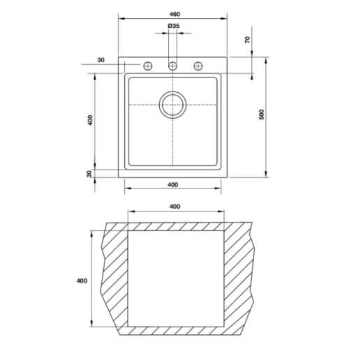 Chậu rửa bát Hafele HS G4650 565.84.361 4 Chậu rửa bát Hafele HS G4650 565.84.361