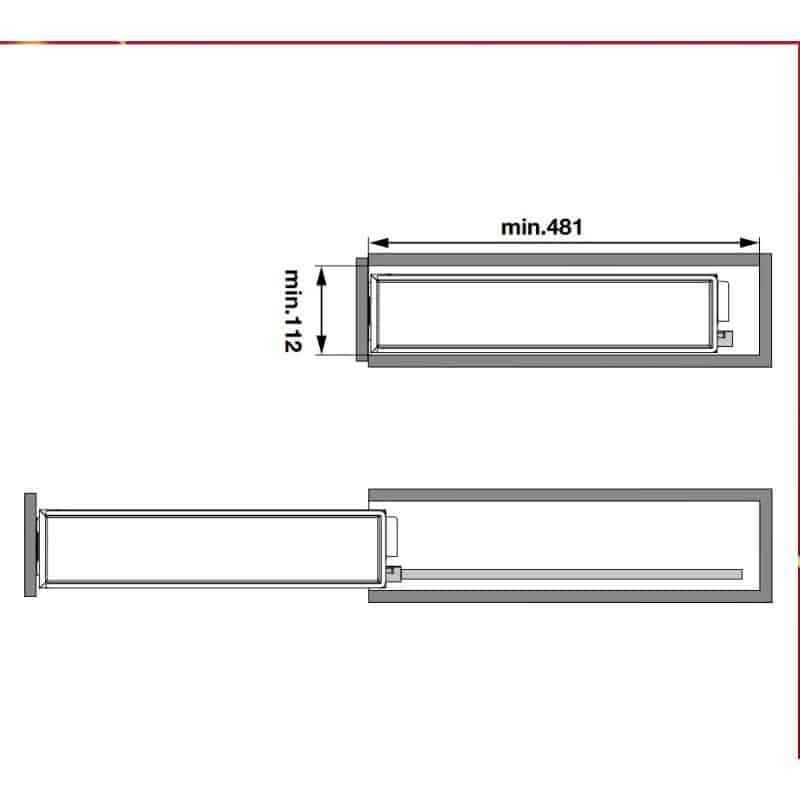 Lắp đặt bộ rổ kéo cho tủ bếp dưới Hafele 545.61.028 Lắp đặt bộ rổ kéo cho tủ bếp dưới Hafele 545.61.028
