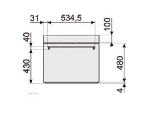 Kích thước lò nướng đối lưu Hafele SF6381X 536.64.753 Kích thước lò nướng đối lưu Hafele SF6381X 536.64.753