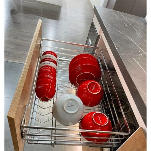 Ảnh thực tế bộ rổ chén đĩa CAPPELLA Cucina 549.08.007 Inox 304