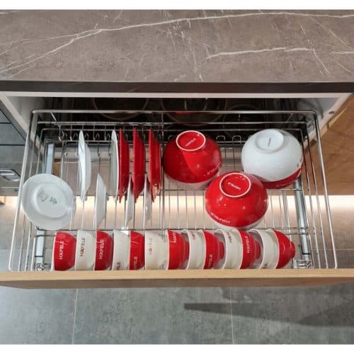 Giá kệ bát đĩa CAPPELLA Cucina 549.08.208 mạ chrome 4 Ảnh thực tế bộ rổ chén đĩa CAPPELLA Cucina 549.08.208 mạ chrome