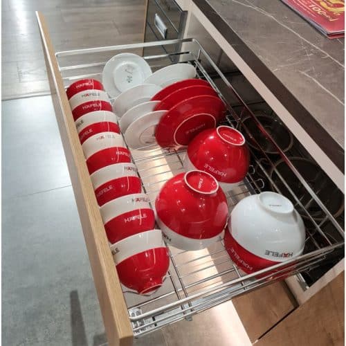 Giá kệ bát đĩa CAPPELLA Cucina 549.08.208 mạ chrome 3 Ảnh thực tế bộ rổ chén đĩa CAPPELLA Cucina 549.08.208 mạ chrome