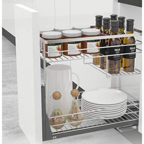 Bộ rổ gia vị SONATA Cucina 549.20.231 mạ chrome 3 Ảnh thực tế bộ rổ gia vị SONATA Cucina 549.20.231 mạ chrome