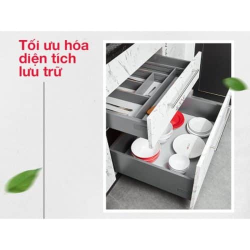 Kích thước ray hộp Alto-S chiều cao 120mm Hafele 552.36.345