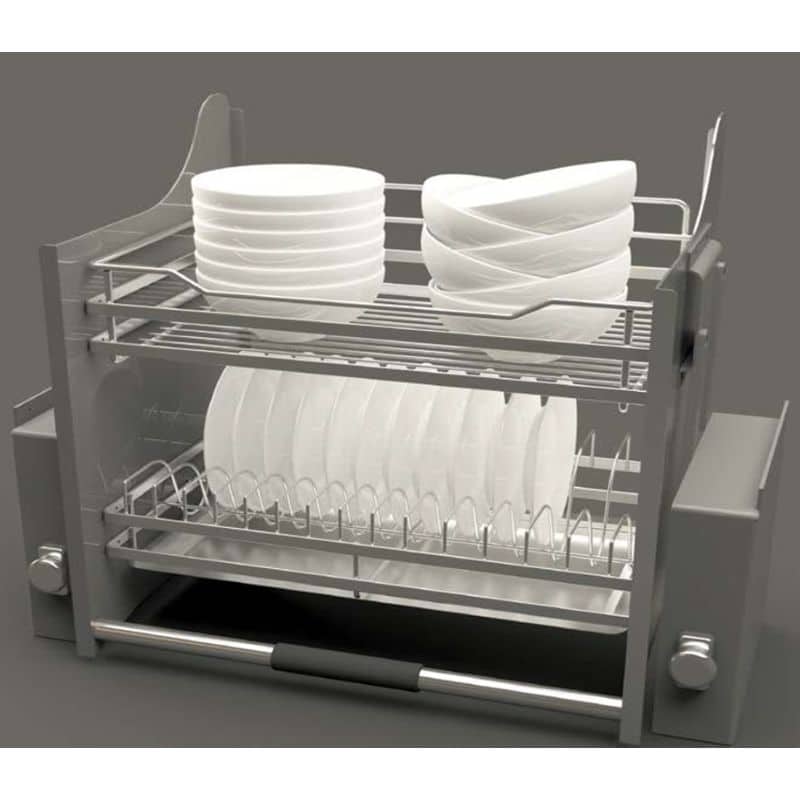 Ảnh thực tế rổ chén đĩa di động lướt dẹt LENTO Cucina 504.76.218 mạ chrome Ảnh thực tế rổ chén đĩa di động lướt dẹt LENTO Cucina 504.76.218 mạ chrome
