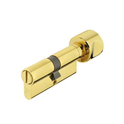 Ảnh thực tế ruột khóa 1 đầu chìa 1 đầu vặn Hafele 916.01.063, 71mm Đồng thau