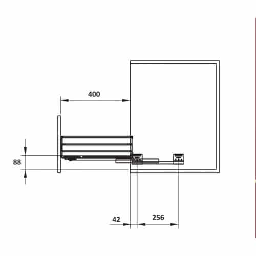 Giá kệ bát đĩa CAPPELLA Cucina 549.08.004 Inox 304 7 Kích thước bộ rổ chén đĩa CAPPELLA Cucina 549.08.004 Inox 304