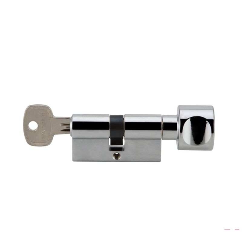 Mặt bên ruột khóa 1 đầu chìa 1 đầu vặn Hafele 916.08.683, 71mm Đồng thau Mặt bên ruột khóa 1 đầu chìa 1 đầu vặn Hafele 916.08.683, 71mm Đồng thau