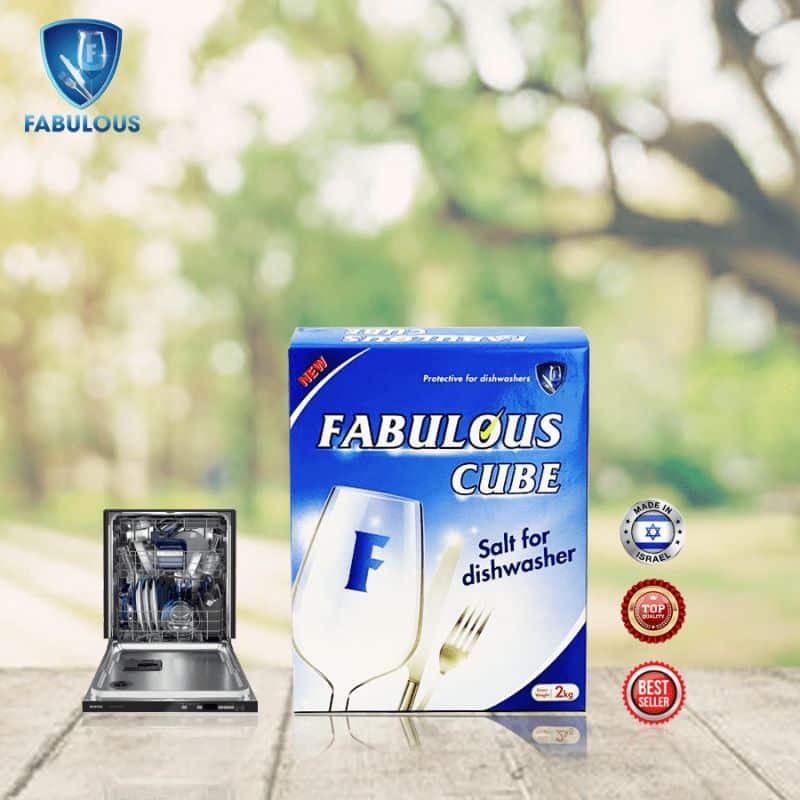 Muối rửa chén bát Fabulous loại 2kg Muối rửa chén bát Fabulous loại 2kg