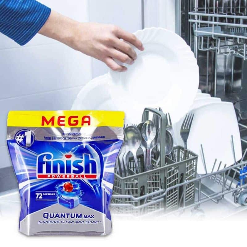 Tính năng Viên rửa bát Finish Quantum Max 72 viên Tính năng Viên rửa bát Finish Quantum Max 72 viên