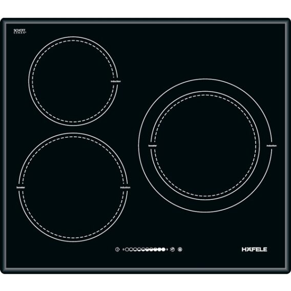 Bếp từ hafele loại nào tốt 4 Bếp từ 3 vùng nấu Hafele HC-I603B 536.01.601