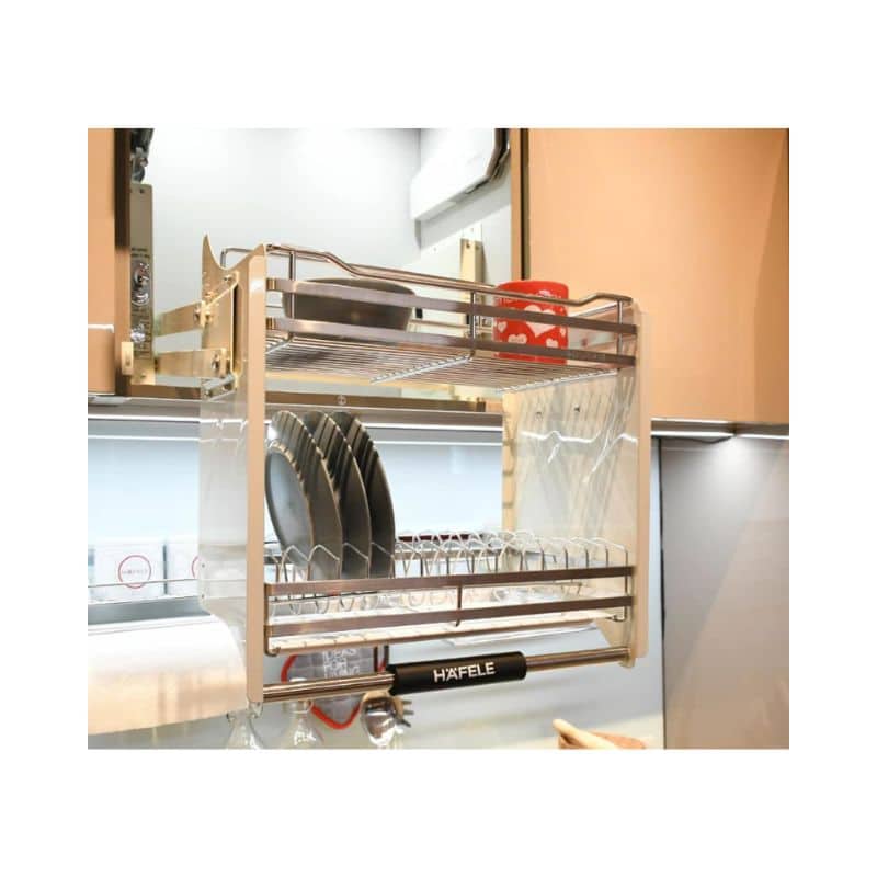 Ảnh thực tế bộ rổ bát đĩa Hafele Lento 504.76.012 800mm Ảnh thực tế bộ rổ bát đĩa Hafele Lento 504.76.012 800mm
