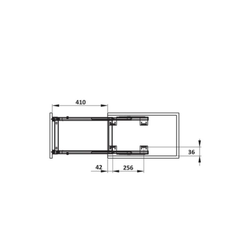 Bộ rổ gia vị Hafele Sonata 549.20.038 300mm Bộ rổ gia vị Hafele Sonata 549.20.038 300mm
